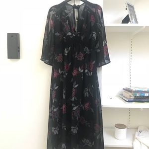 Wild Pearl Floral Maxi Dress [ SOLD]